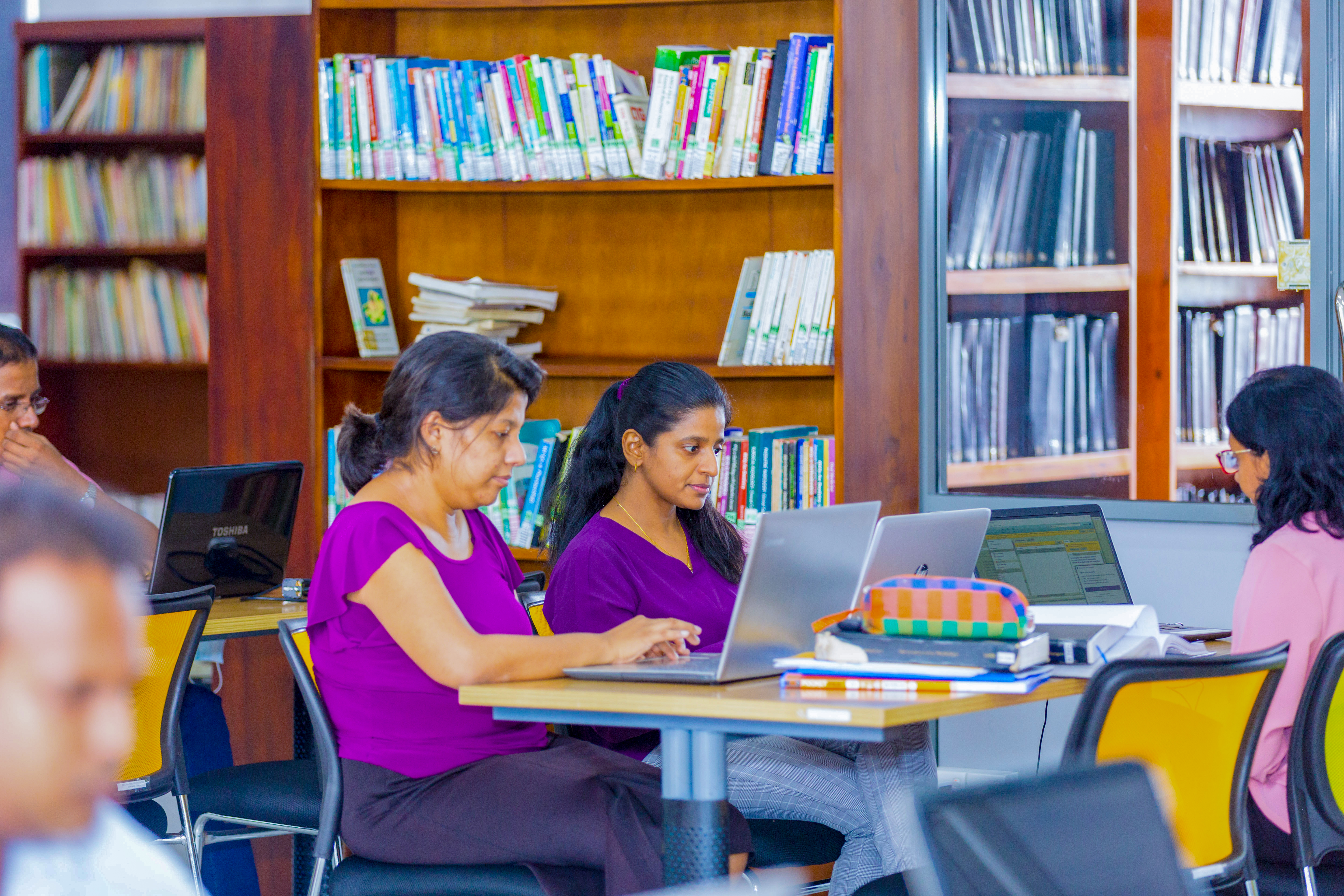 <p>Library of the PGIM provides the trainees with a high-quality learning environment with all modern facilities.</p>