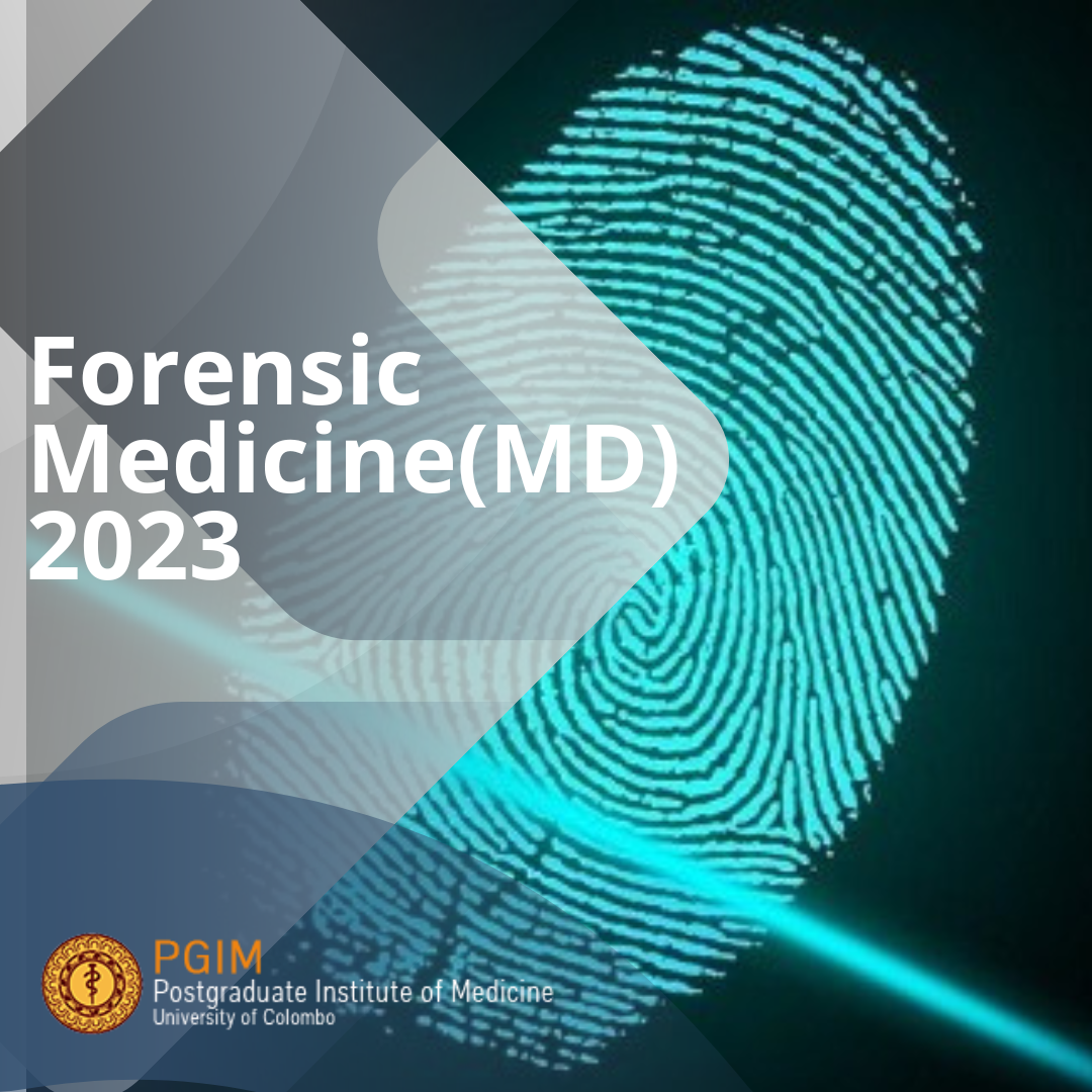 Forensic Medicine (MD) - 2023