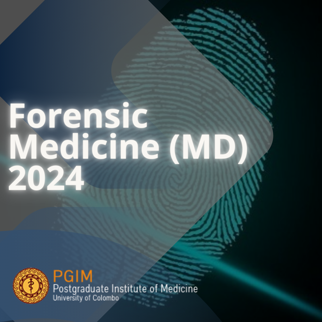 Forensic Medicine (MD) - 2024