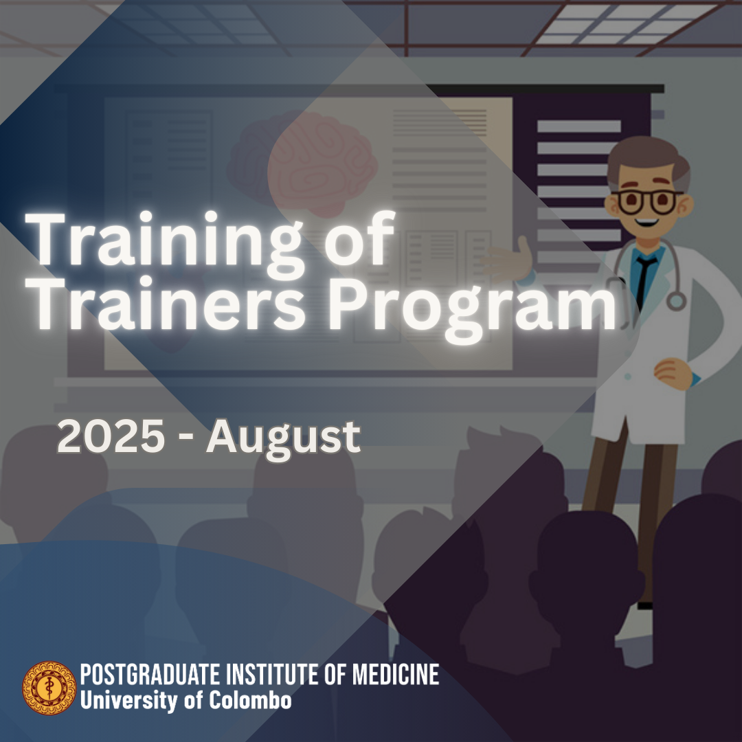 Training of Trainers Program - 2025 - August