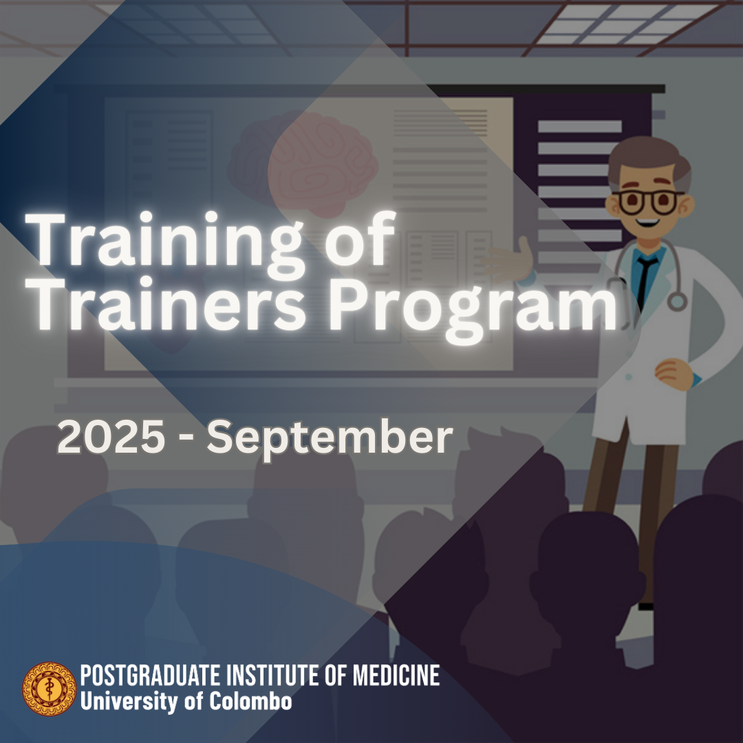 Training of Trainers Program - 2025 - September