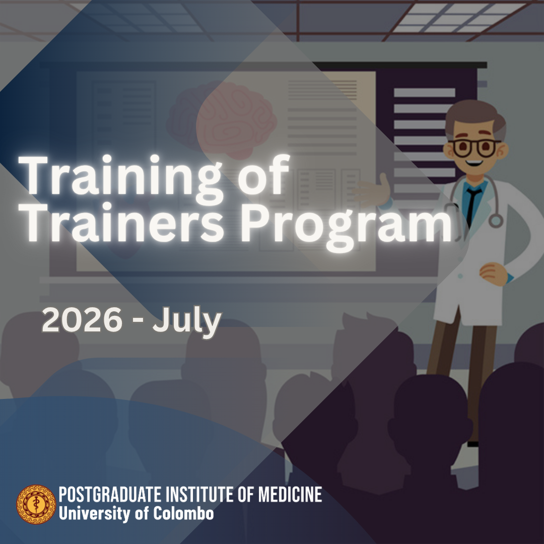 Training of Trainers Program - 2026 - July